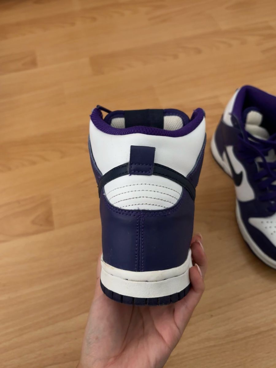 Nike Scarpe da uomo: Baskets Nike Dunk High blanc et violet, bon état – Usato da Meyrin venduto da Melnoss 3