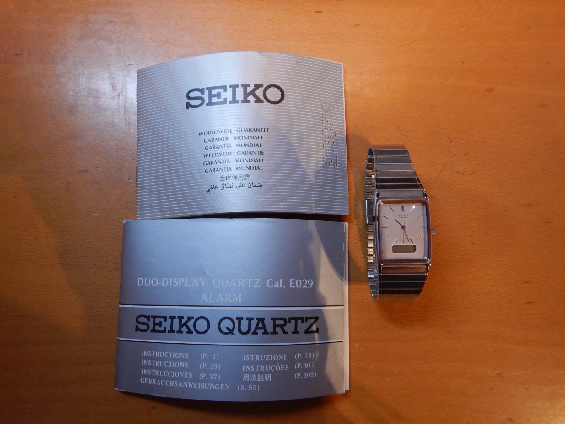 Seiko Orologi: Quartzuhr Seiko Duo-Display cal. E029 – Usato da Sissach venduto da
