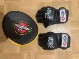 Gant de boxe pro et patte d’ours