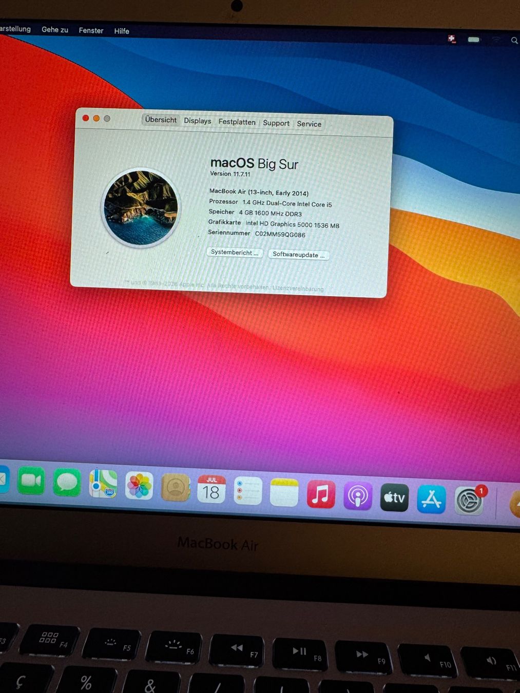 Apple Portables: MacBook Air 13 – D'occasion à Adliswil par Busys 1