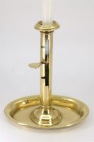 K0416 Antiker Biedermeier-Handleuchter Kerzenständer ~1845