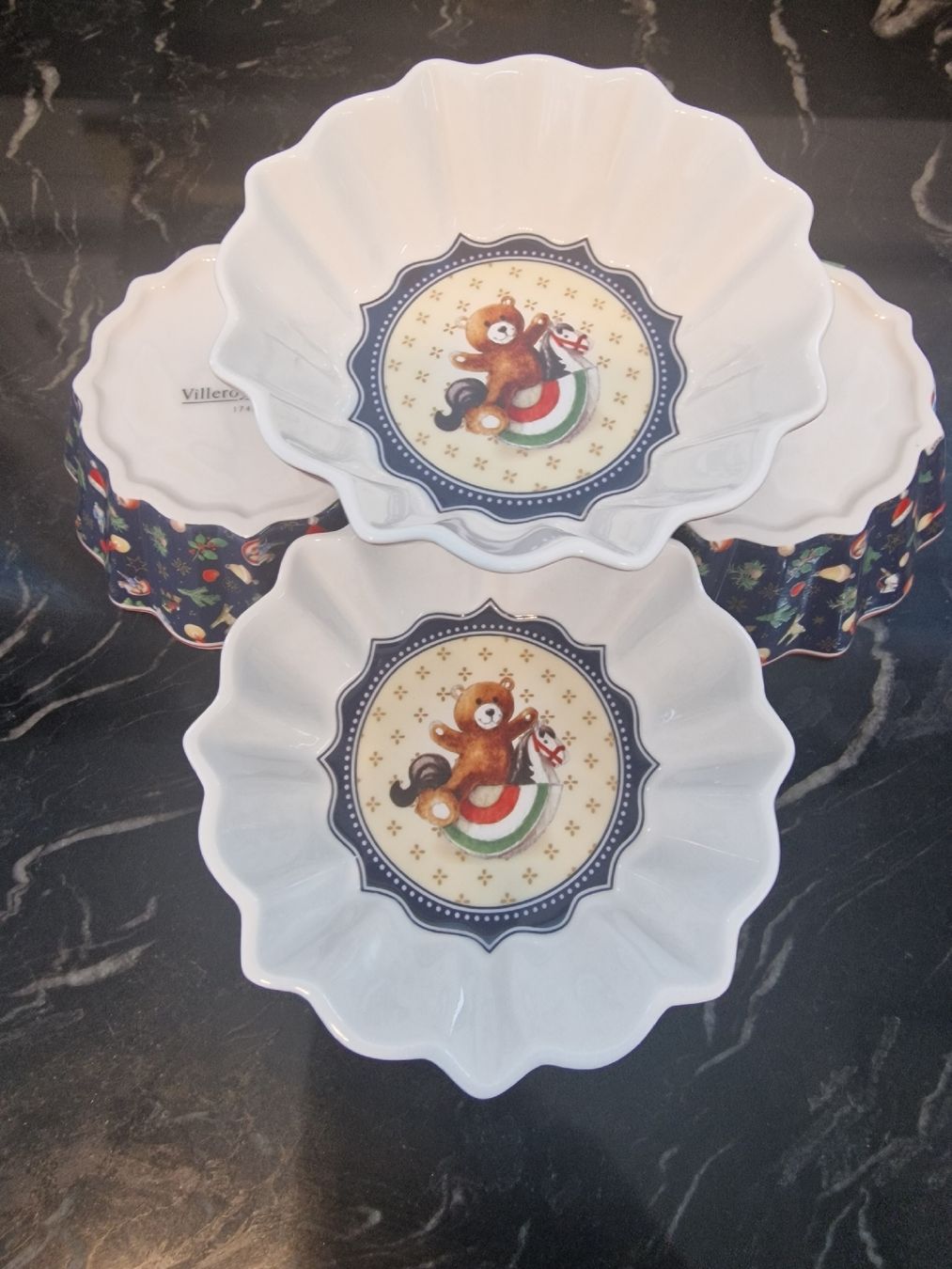 Villeroy & Boch Teglie da forno: Villeroy Boch 4 Backform Spring Fantasy – Nuovo (secondo la descrizione) da Oberglatt ZH venduto da Alischa1