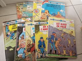 Lot 9 BD les tuniques bleues