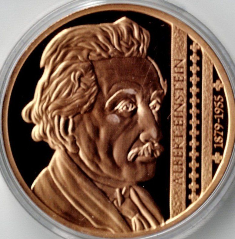 Medaillen: Albert Einstein_1879-1955_Gedenkmedaille – Neu (gemäss Beschreibung) aus Hombrechtikon von Fraese01 1
