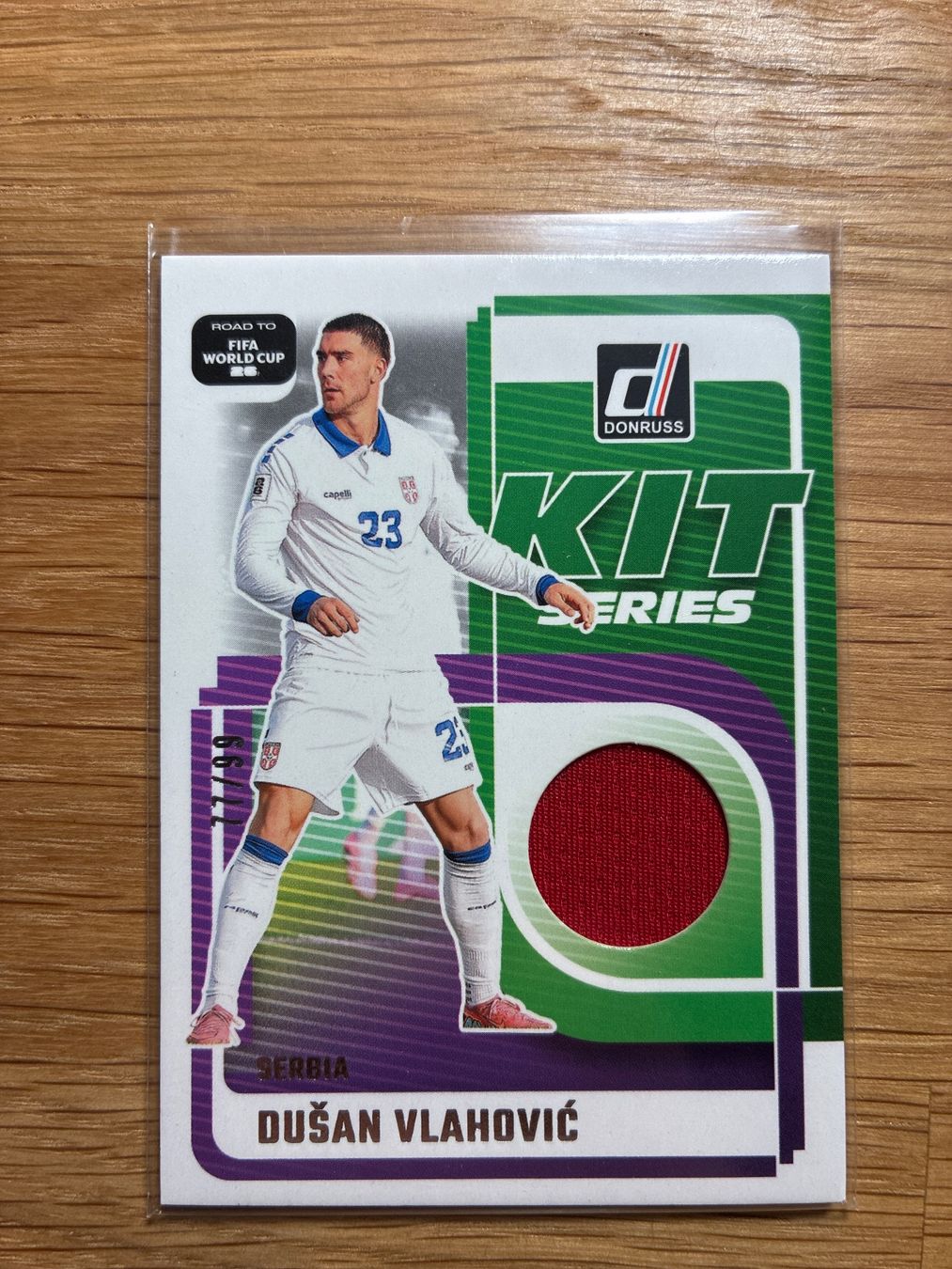 Topps Carte collezionabili: Panini Donruss Dusan Vlahovic Serbien Patch /99 – Usato da Wangenried venduto da Garagara
