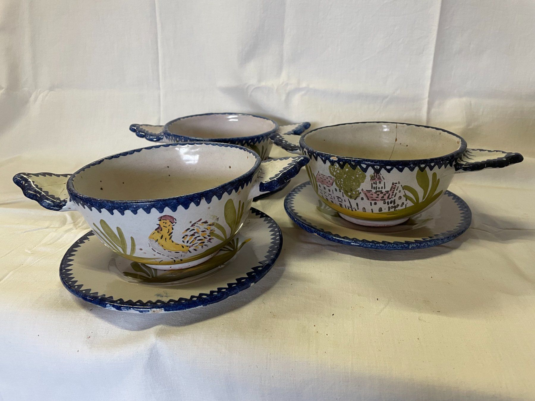 Set di piatti: Keramik Geschirr-Set - handbemalt – Usato da Elsau venduto da Barri.ch 3