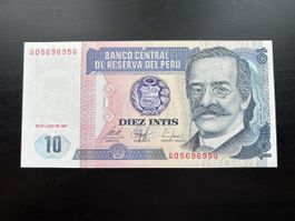 Billet Pérou 🇵🇪 1987 neuf 