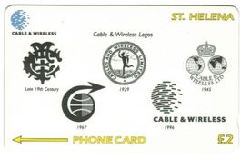 Telefonkarte St Helena C&W logos