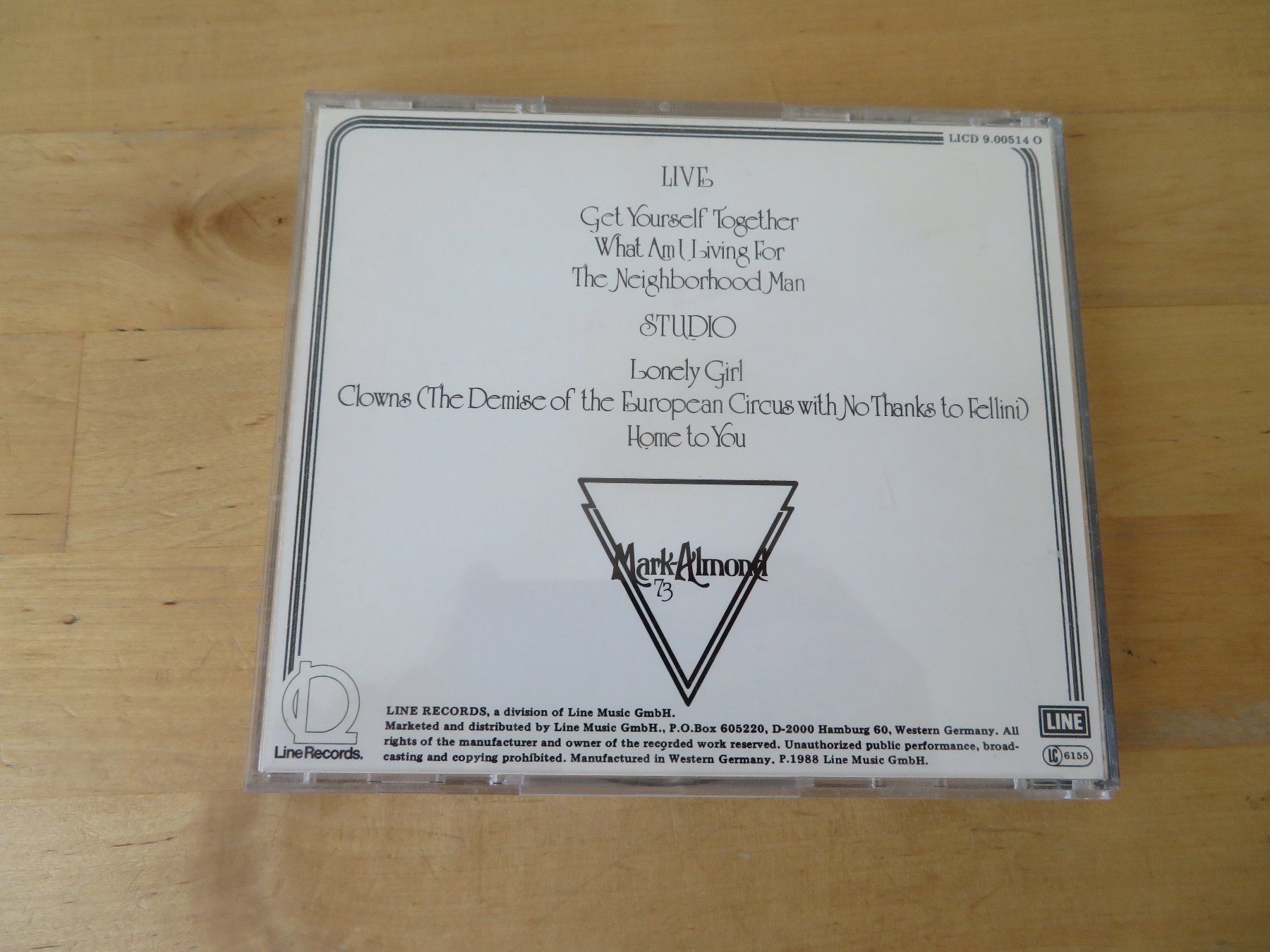 CDs: MARK-ALMOND "73" – Gebraucht aus zürich von Goldimmund 2