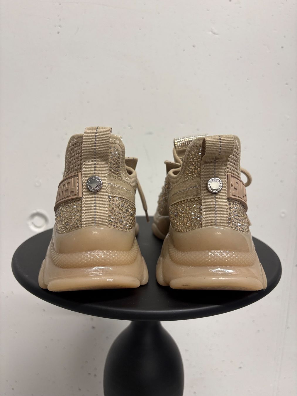 Steve Madden Scarpe da donna: Steve Madden Sneaker beige mit Strass Gr. 39 Maxilla-R – Nuovo (secondo la descrizione) da Regensdorf venduto da secondchancefashion 3