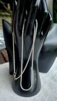 Collana catena color argento acciaio inox