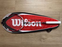 Raquette badminton Wilson K Factor avec housse