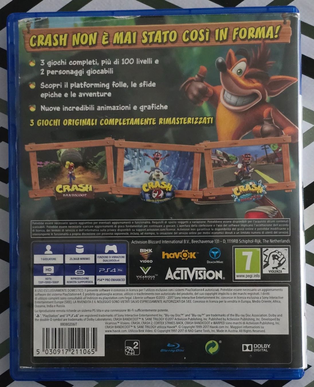 Giochi: Crash Bandicoot N. Sane Trilogy PS4 – Usato da Ruswil venduto da DNAB 1
