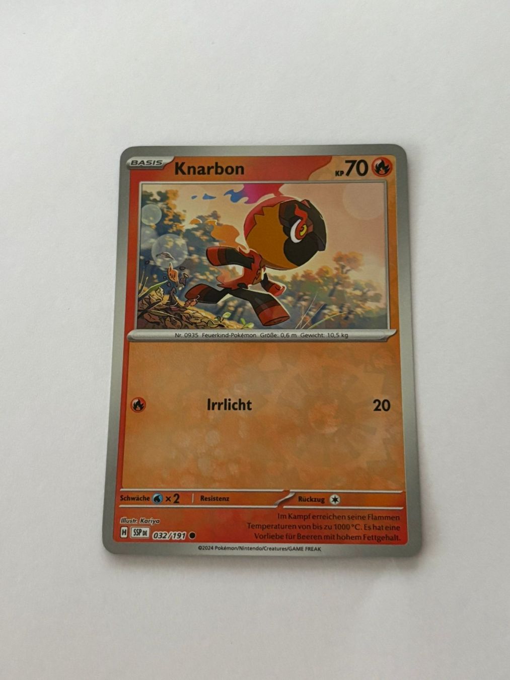 Pokémon Carte collezionabili: Pokemon-Karte Knarbon 032/191 – Usato da Herisau venduto da Seyashop1