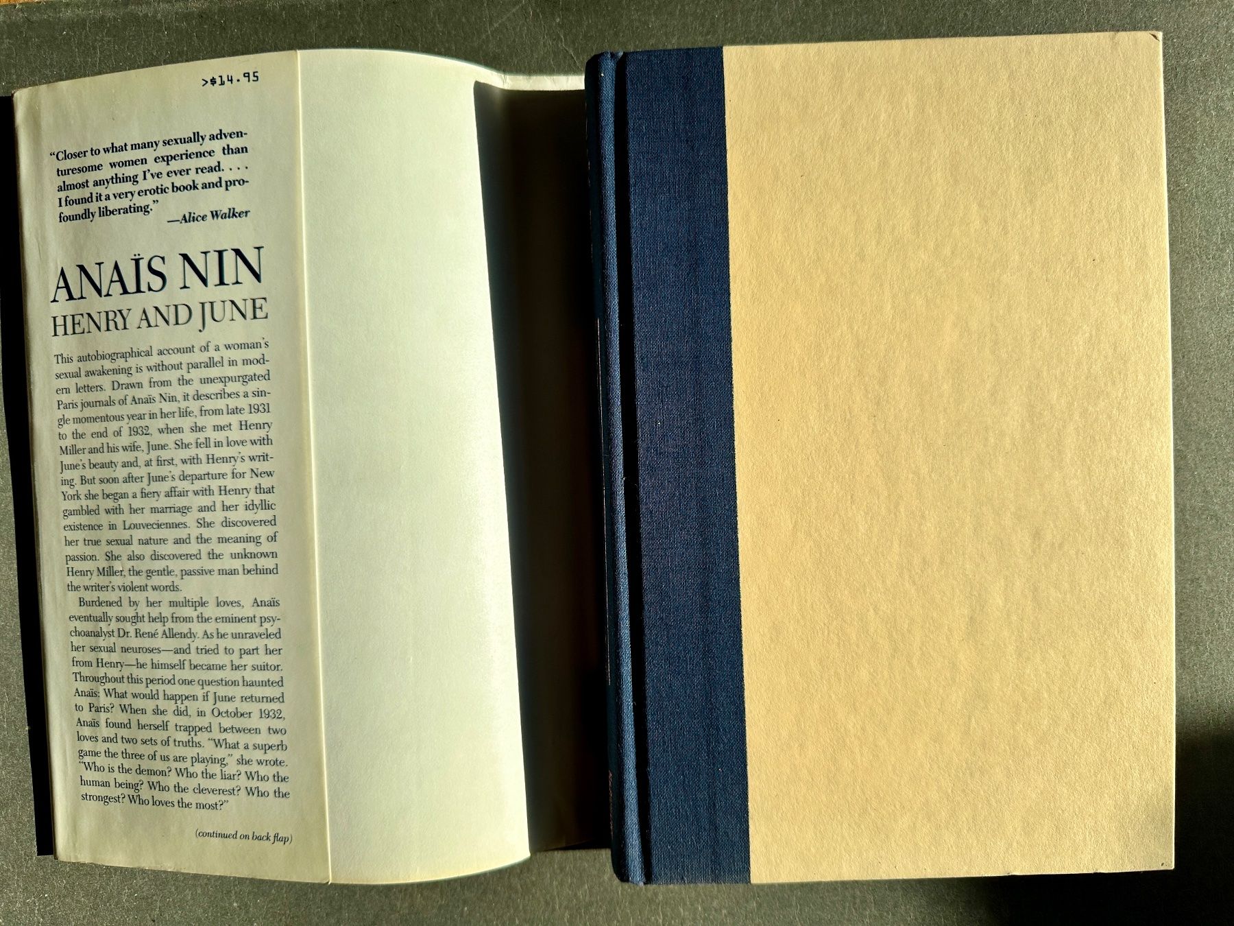 Libri: Anaïs Nin: Henry & June. 1986 – Usato da Zürich venduto da allp 1