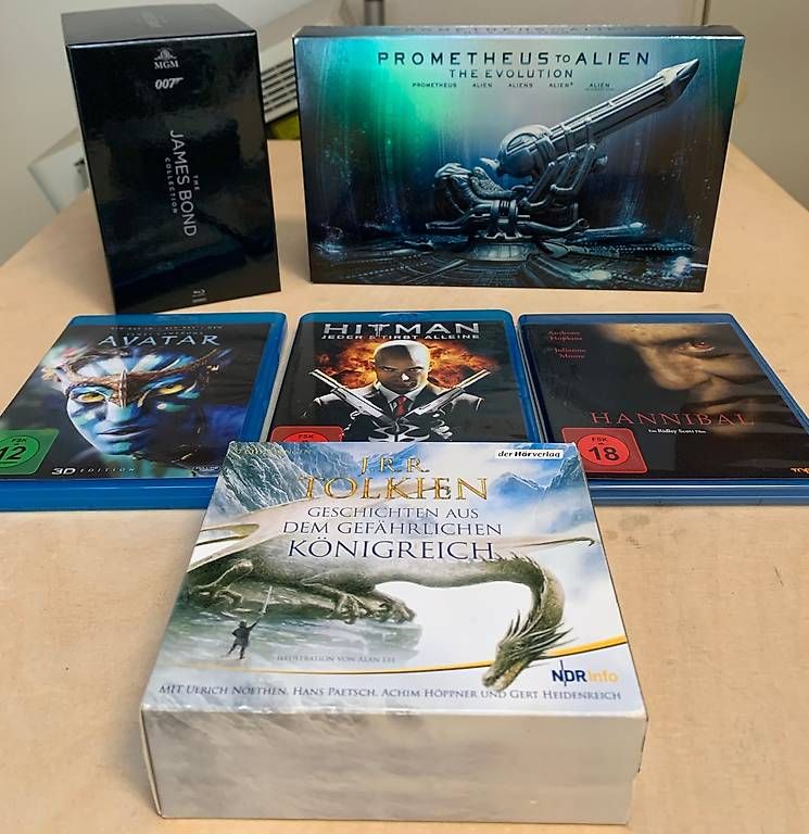 Alle DVDs: James Bond + Alien Collection, Avatar, Hitman .. Blu ray – Gebraucht aus Rümlang von Seller42