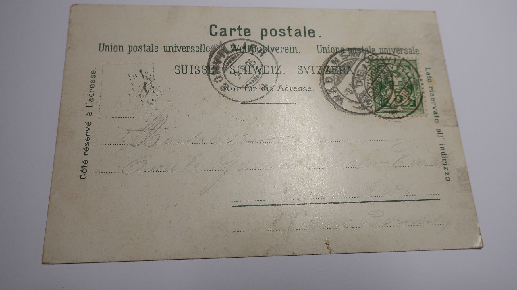 Cartes postales: Wadensweil  1905 – D'occasion à Cormoret par Pascalll2001 4