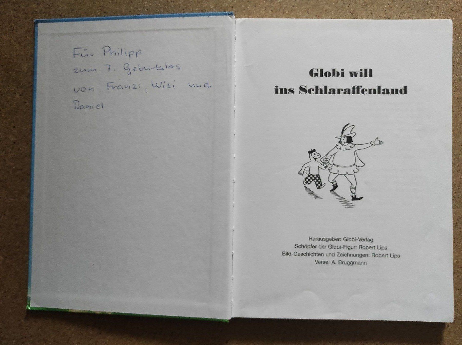 Libri: Globi will ins Schlaraffenland; 8. Auflage 2003 – Usato da Niederuzwil venduto da 333x333 1