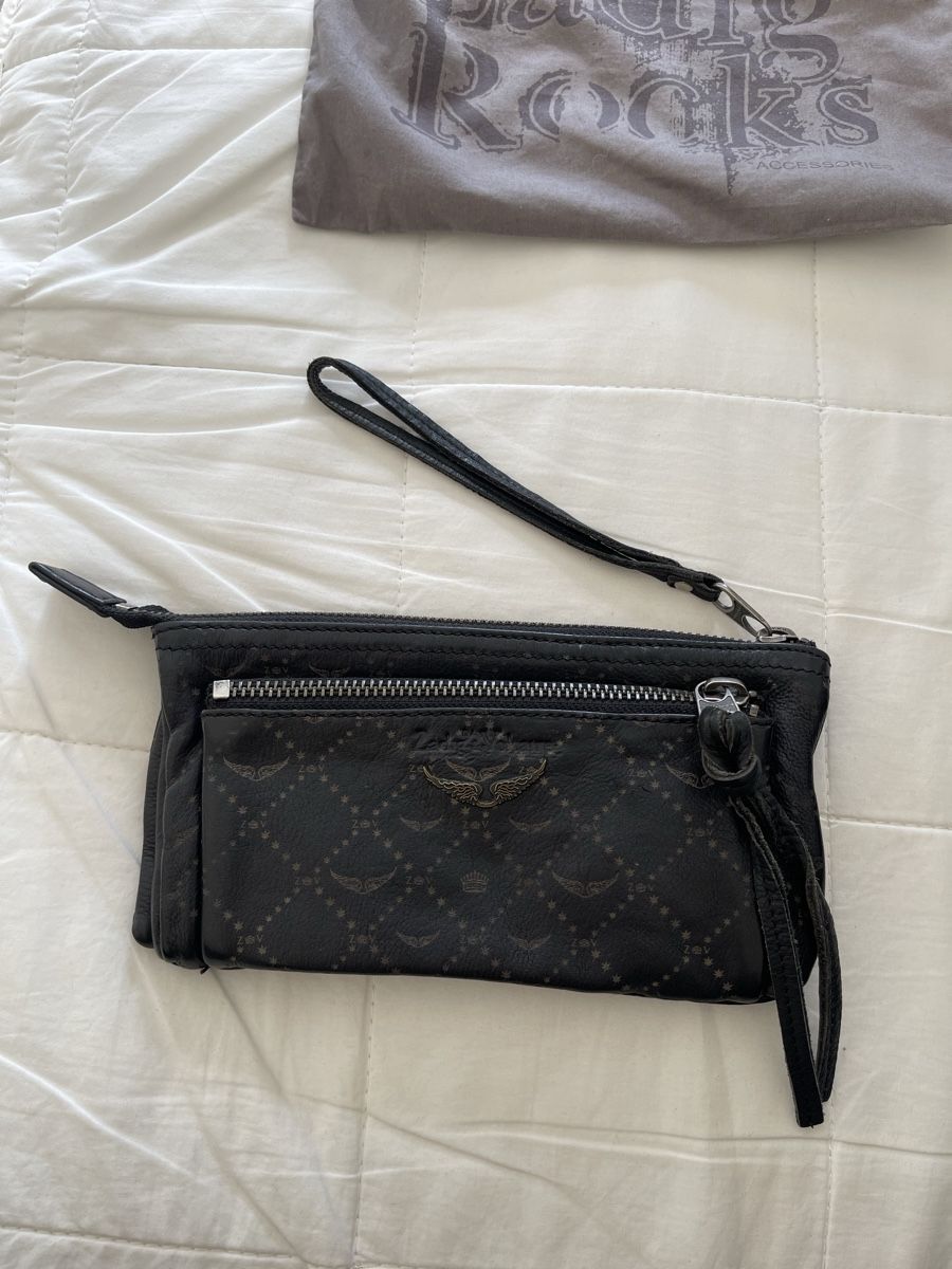 Zadig & Voltaire Taschen für Damen: Zadig & Voltaire Lederclutch – Gebraucht aus Lenzburg von CelinaS01