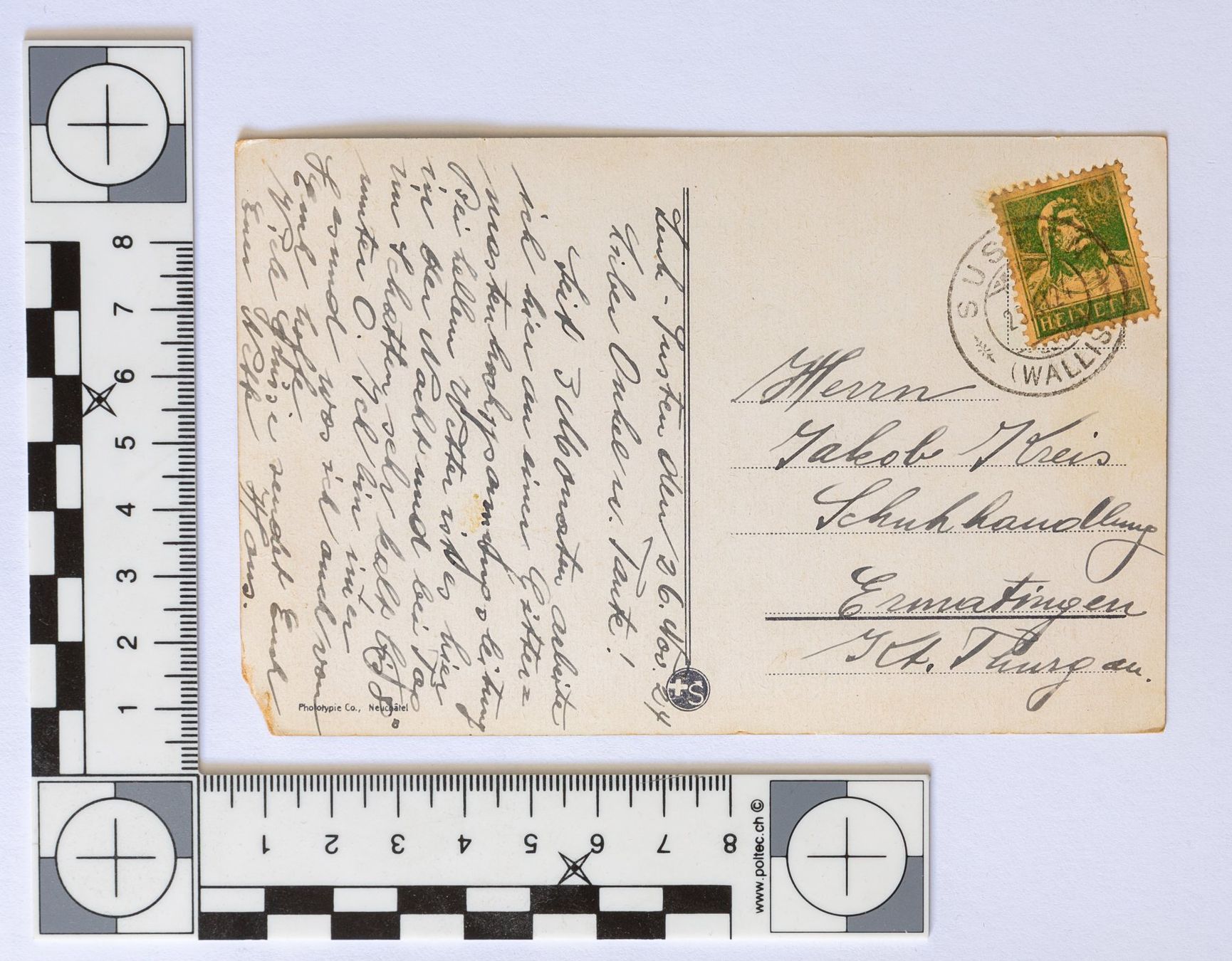 Cartoline postali: Sierre Vue générale et le Mont Bonvin – Usato da Riehen venduto da Tignanello1 1