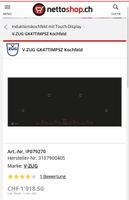 V-ZUG GK47TIMPSZ Induktionskochfeld -neu