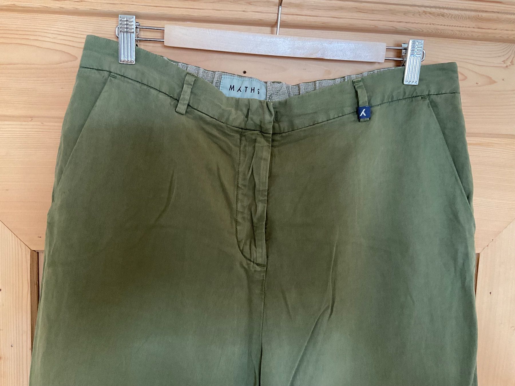 Hosen: LEINEN HOSE KHAKI OLIV GRÖSSE IT46 D40 MATHS – Neu (gemäss Beschreibung) aus Scuol von Lotus2020 4