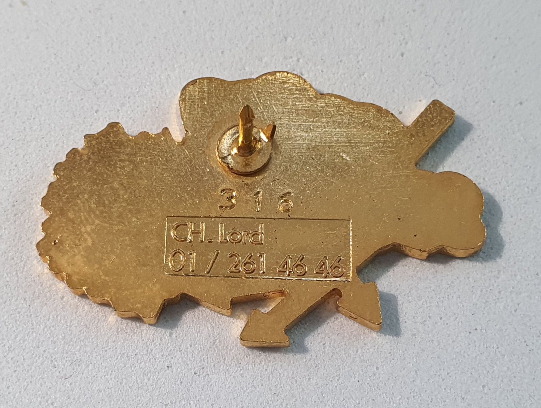 Placchette & Badge: Z801 - Pin PTT Die Post EMS  Nr. 316 – Usato da Reinach BL venduto da Boston-Verkauf 1
