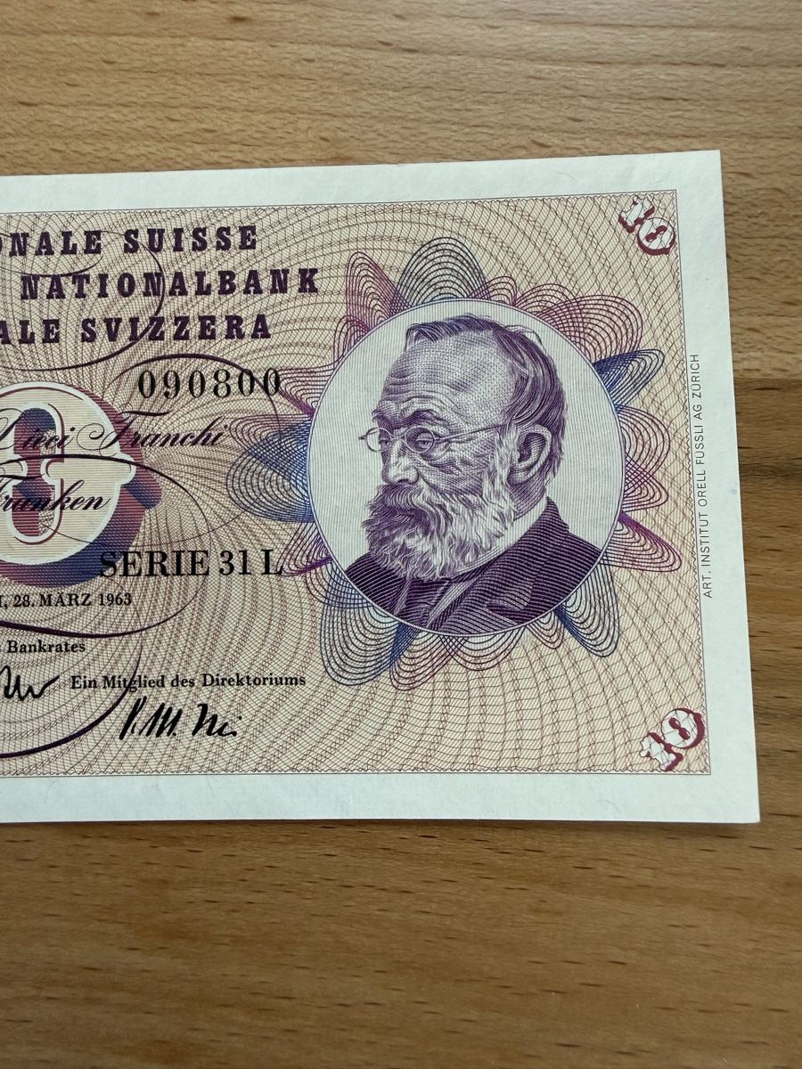 Banconote: 10 Franken Banknote Serie 31 L – Usato da Grenchen venduto da Bastet007 3