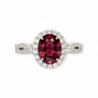 Spinel-Ring 14k Weissgold 1,40ct