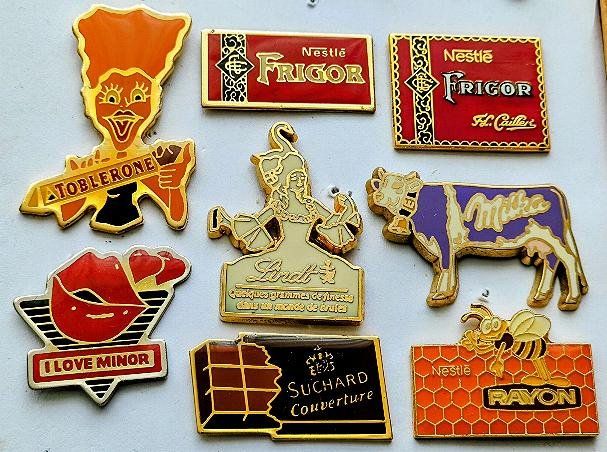 Placchette & Badge: 8 Pins Schokoladen – Usato da Pfäffikon ZH venduto da Colacity