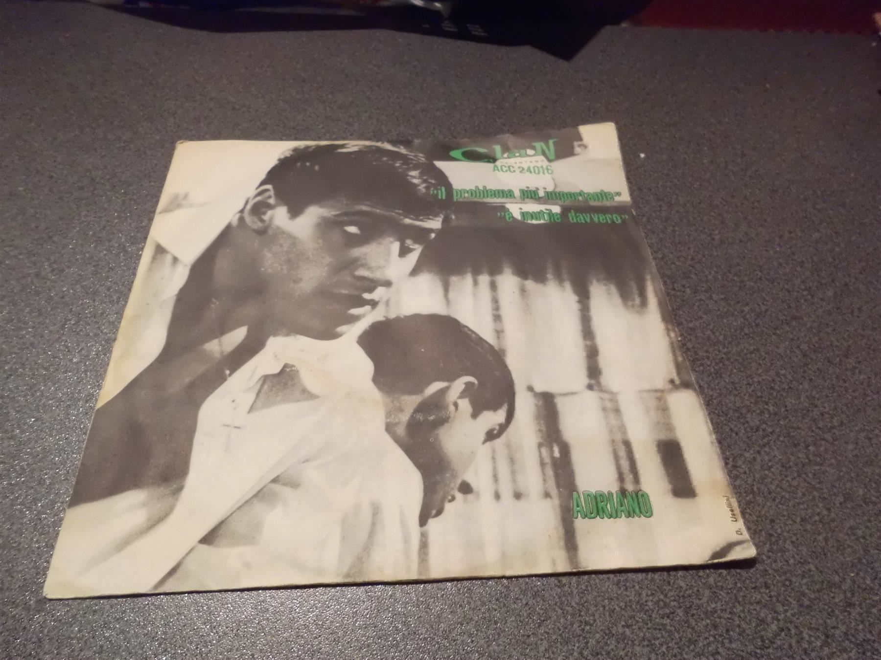 Dischi in vinile: Singel Adriano Celentano, E inutile davv – Usato da Zürich venduto da abraxas1291