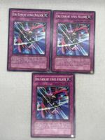 Yu-Gi-Oh 3x Karten: Die Geburt eines Helden