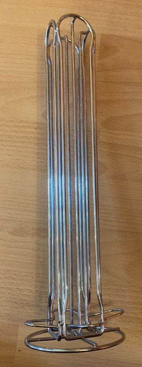 Eisen Kaffeekapsel-Halter – Großer Aufbewahrungskorb In Tassenform, Schwarz, 19x19,5 Cm