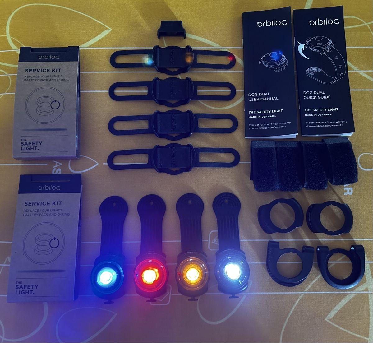 Lampes: Orbiloc Lichterset Blau / Rot / Orange / Weiss – D'occasion à Seengen par tomithebacon 1