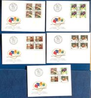 1986 - Pro Patria FDC im Viererblöcke + FDC