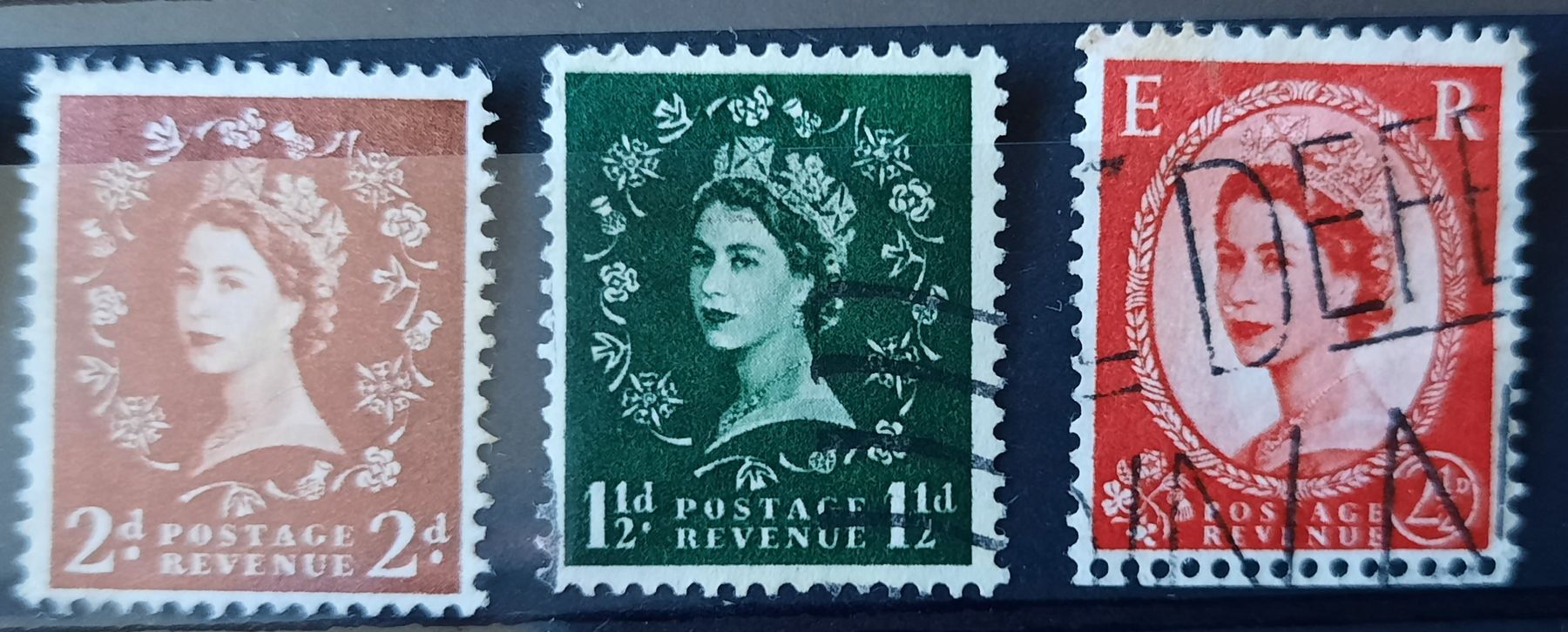 Tutti i francobolli: 5-22-3 Timbres anglais. Divers. – Usato da GENEVE venduto da Pjeronimo 3