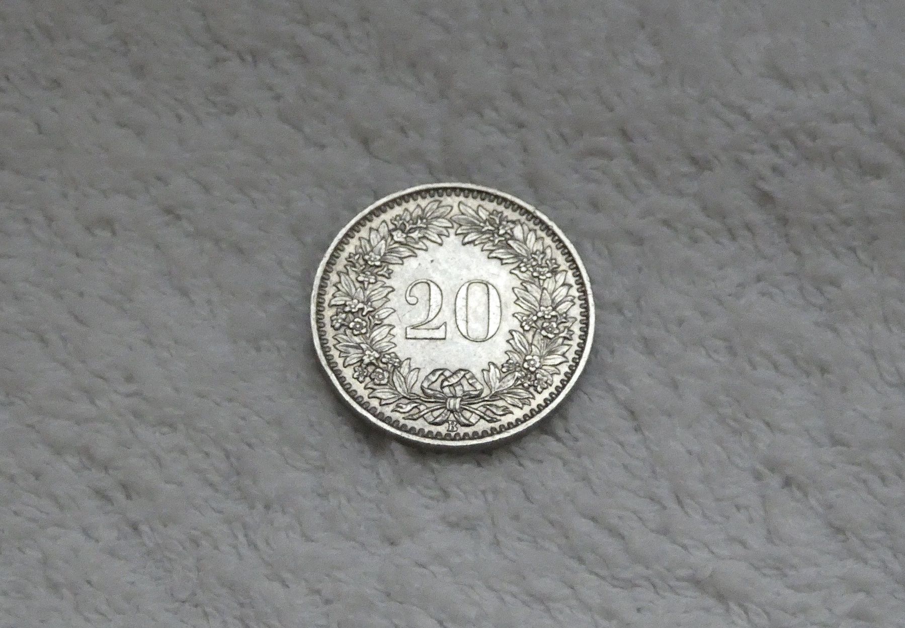 Tutti le monete: 20 centimes/rappen 1955 – Usato da Nyon venduto da Ilmi09 1