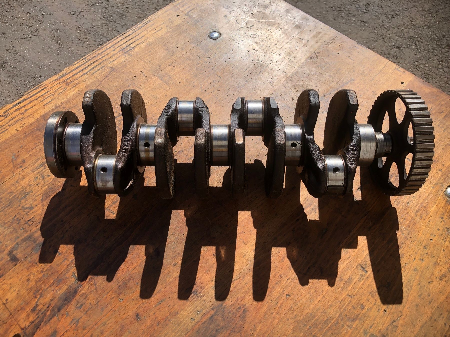 Alle Dekorationen: Kurbelwelle, sehr schön, als Deko oder Upcycling – Gebraucht aus Laufenburg von industrial-silence 3