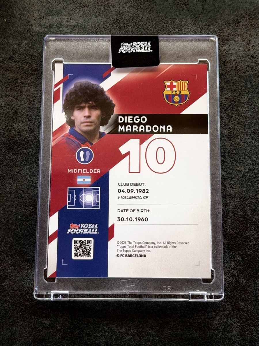 Topps Sammelbilder & Trading cards: Diego Maradona 3/5 - Topps Master Magicians – Neu und originalverpackt aus Kaiseraugst von 420n 1