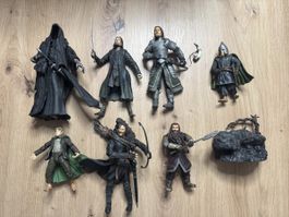 Herr der Ringe Figuren Toybiz Set 7-teilig gebraucht