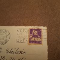Alte Briefmarke (Schweiz) 3