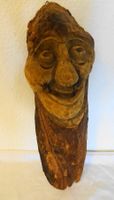 Holzschnitzerei Gesicht Holzmandli Holzmaske