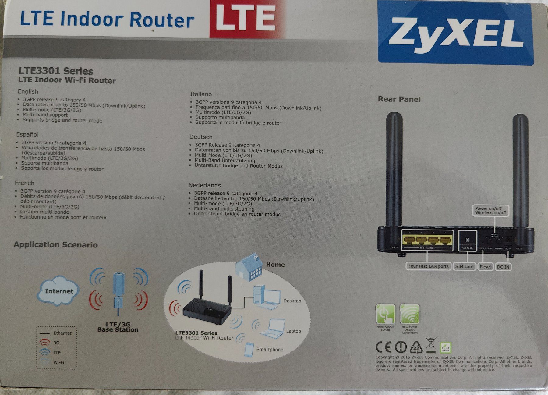 Zyxel Modems & Router: LTE Indoor Router, ZyXEL – Gebraucht aus Ebikon von  4