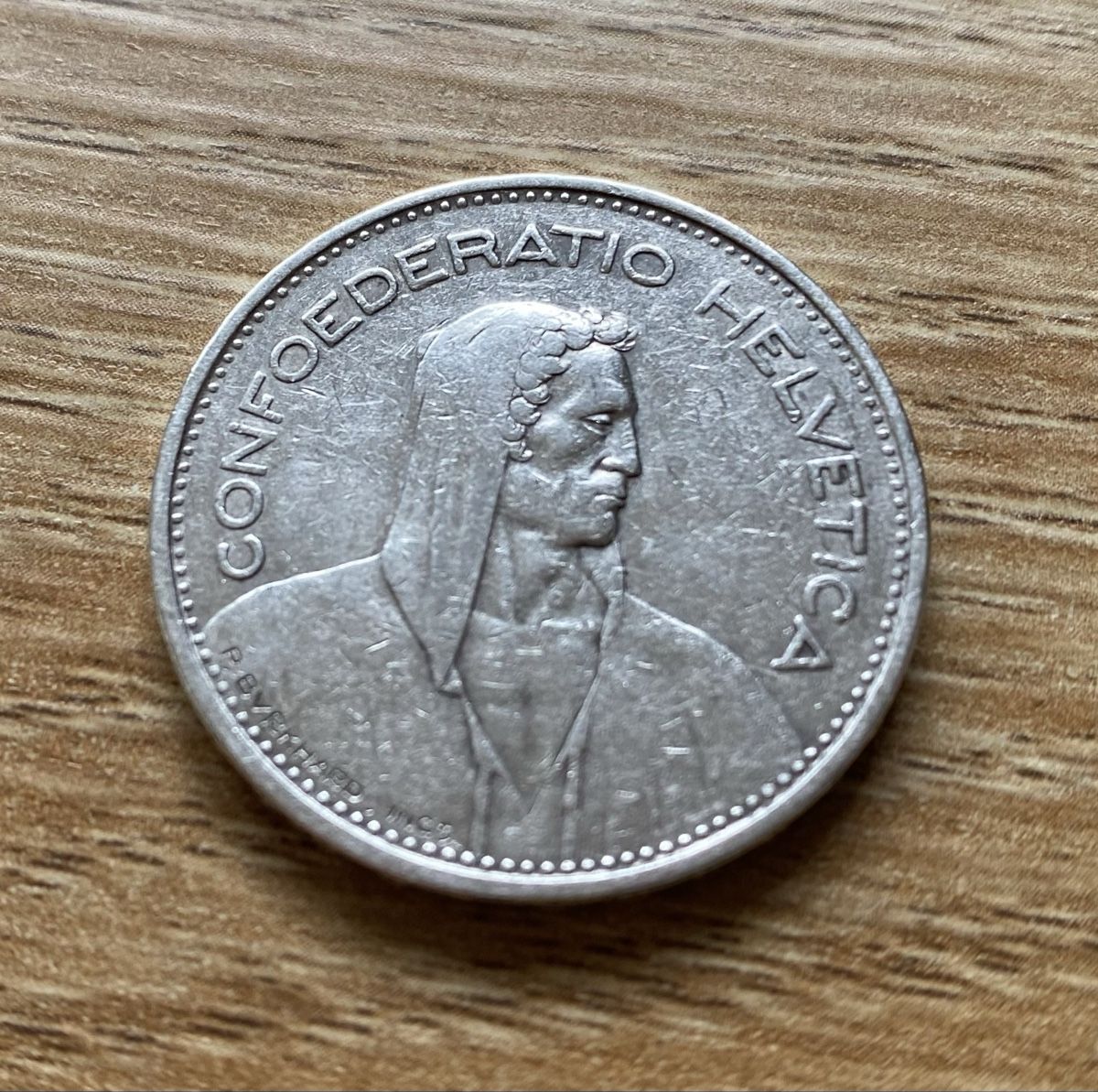 Tutti le monete: 5 Fr. Silbermünze Schweiz 1937 – Usato da Selzach venduto da 321compac 4