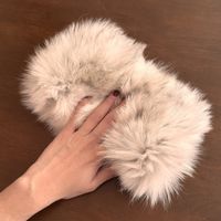 Echt Pelz Headband - artic fox 🦊