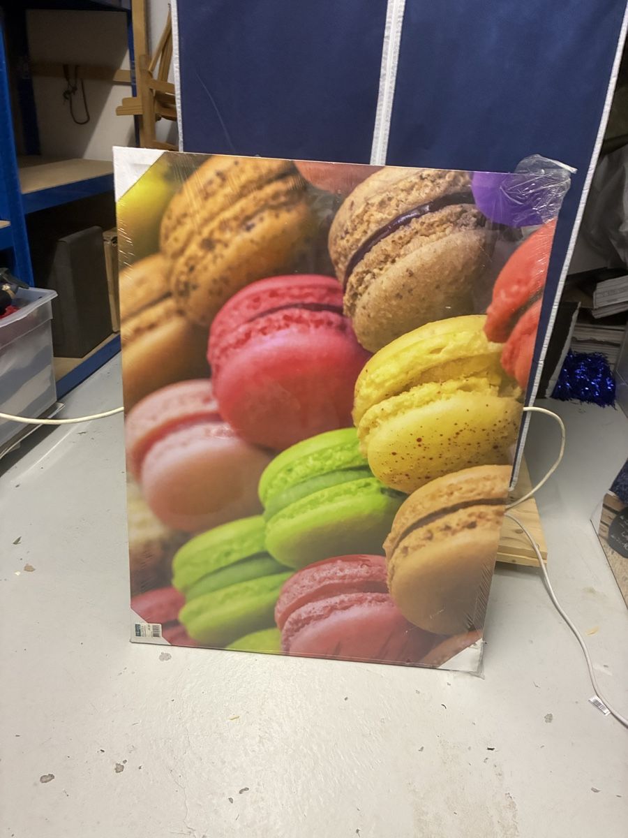 Foto & Immagini: Macarons Print - 60x80cm – Nuovo (secondo la descrizione) da Au ZH venduto da Daiga