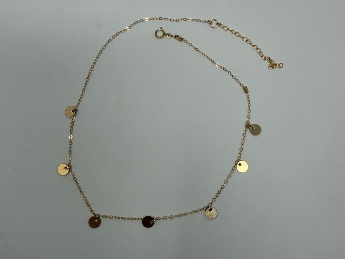 Catenine: Goldige Halskette mit Plättchen – Usato da Kloten venduto da hicksi_ch