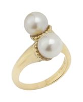 Bague Vintage Van Cleef & Arpels « Toi et Moi » taille 51