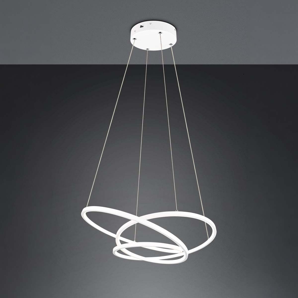 Lampadari & plafoniere: LED Pendelleuchte, Weiss, 64 cm x 49 cm – Nuovo (secondo la descrizione) da Kreuzlingen venduto da Smart-Light 1