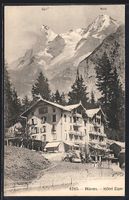 AK Mürren, Hotel Eiger, 1909